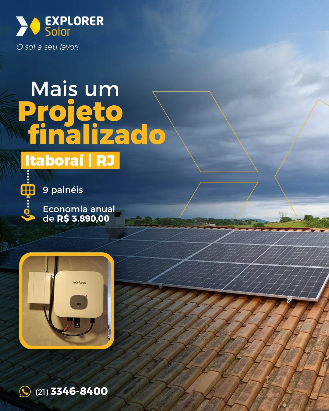 Instalação solar